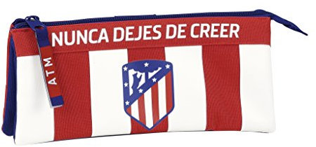 Safta Estuche Escolar Atlético De Madrid Oficial 220x30x100mm