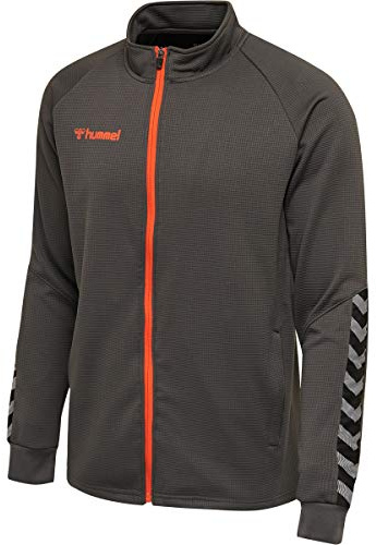 hummel Authentic Poly Trainingsjacke Kids F8745 grau, 8 (128) Kinder