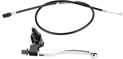 Yctze Cavo Frizione Moto, Leva Frizione Freno in Lega di Alluminio + Cavo Adatto per 125 IMR CRF 50 70 KLX110 Pit Adatto per Dirt Bike