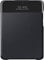 Samsung S View Wallet Smartphone Cover EF-EA575 für Galaxy A72, Handy-Hülle, stoßfest, Schutz Case, integriertes Sichtfenster, Schwarz