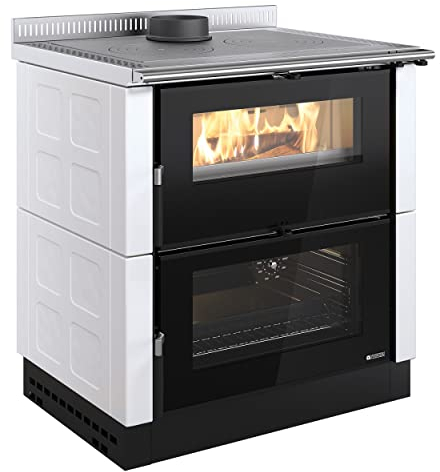 La Nordica 7016261 Verona XXL Majolika Küchenofen Weiß Infinity/A+