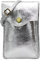 SH Leder Damen Handytasche Umhängetasche Geldbörse Multifunktion Beutel Schultertasche aus Echtleder Verstellbar Schultergurt Handy bis 6.8 Zoll 12x19cm ADA G3282 (Silber)