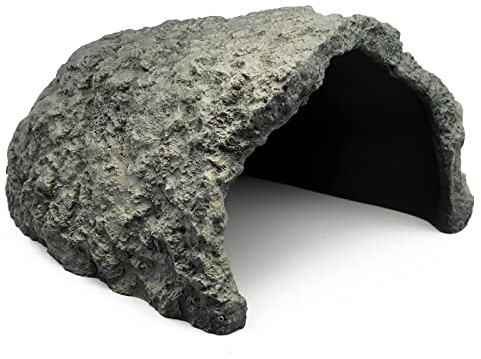 Reptilienfelsen Versteck Höhle Schildkrötenverstecke Höhle Großes Reptilienhabitat für Echsen Bartagame Leopardgecko Schlange Amphibien Fische