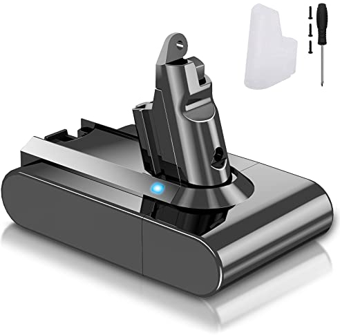 AIMAX 【2023 Upgraded】 3000mAh Dyson V6 Akku für Dyson Ersatzakku Kompatibel mit V6 Animal Absolute SV03 SV04 SV05 SV06 SV07 SV09 DC58 DC59 DC61 DC62 DC72 DC74 Dyson Staubsauger, 21.6V Batterie