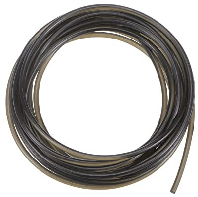 sourcing map Polyurethane Round Belts 2.5mm Dia 9.84ft(3 Meters) Length Smooth Surface PU Urethane Belt for Drive Transmission, Black