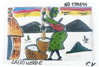 Cape Verde Refrigerator Magnet Travel Souvenir 3D Fridge Decoration Magnetic Sticker Craft Collection