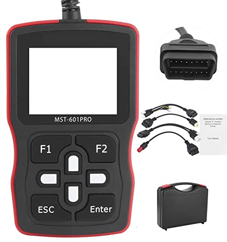 Fehlercode-Leser, 2.4In Bildschirm Motorrad OBD2 Scanner, DTC Lookup, Display Live ECU PCM Datenstrom, Ansicht Freeze Frame Daten, Diagnose-Scan-Tool für Suzuki, Motor System