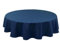 Hiasan Dunkelblau Wasserabweisend Tischdecke aus Polyester,Rund180cm,Anti-Falten Tischtuch,geeignet für Küche,Restaurant,Hochzeit