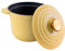 Ailiboo Emaille-Gusseisen-Dutch Oven – 2 Quart Dutch Oven Pfanne mit Deckel, langlebige Emaille-Dutch Oven für Brotbacken, Dutch Oven, Emaille-Gusseisen-Kochgeschirr – gelber Dutch Oven 2 Quarts