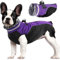 Lairle Hundemantel wasserdichte Hundemäntel Winter Hundejacke Hundekleidung Hundegeschirr Mantel Reflektierender Hundemantel mit Geschirr für kleine mittlere große Hunde