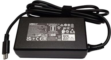 TECHNOLOGYVS 65W LITEON USB-C LAPTOP ADAPTER FOR ACER CHROMEBOOK SPIN 713 CP713-2W-54PK AC MAINS POWER CHARGER TYPE-C