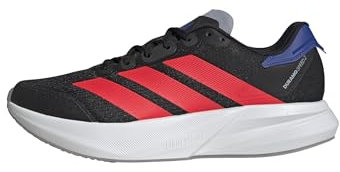 adidas Duramo Speed 2 Running Shoes, Zapatillas para Correr Hombre, Core Black/Lucid Red/Team Royal Blue, 43 1/3 EU