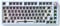 LEOBOG Hi75 Mechanical Keyboard Kit, Aluminum Barebones Keyboard Gasket Stucture, Hot-swappable Custom Keyboard, Wired Gaming Keyboard Frame with RGB Blacklit Programmable Keys for PC Mac Xbox - Blue