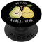 We Make A Great Pear - Lustiges Wortspiel Valentinstag Paar PopSockets mit austauschbarem PopGrip