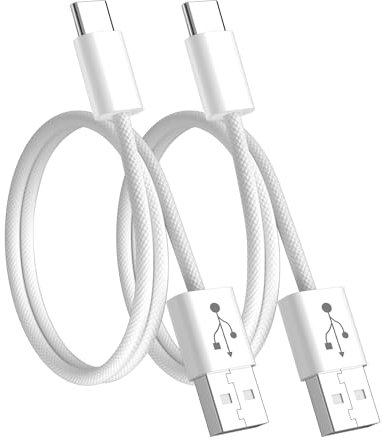 USB C Kabel 0,3m für iPhone 16 15 Pro Max Plus Carplay 2 Stück,18W USB auf USB C Kabel Datenkabel Nylon Ladekabel Typ C Android Auto Kabel für Samsung Galaxy A55 A35 A54 A34 A33 S24 S23 Pixel 9 Pro 8a