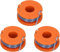 YUETTYY 3/6 Pack Replacement Strimmer Spool & Line for Argos McGregor MCT1825 Grass Trimmer Brush Cutter,Autofeed Spools Replacement Trimmer Refills (3PCS)