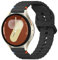 Yisica Correa para Samsung Galaxy Watch 7/FE/5/6/4/Active 2 40mm 44mm/5 Pro, 20mm Correa de Silicona Suave para Watch 4/6 Classic, Negro