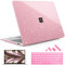 May Chen Case for Microsoft Surface Laptop 13.8 inch, 2024 Windows 11 AI + PC, 7th Edition Touchscreen Display, Protective Plastic Hard Shell Case with Keyboard Cover - Pink Glitter