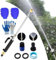 Jetsono - Jetson High Pressure Water Gun, Jet Sono Pressure Washer, with 2 Jet Different Nozzle and Hose Quick Connectors,Portable Washer Wand for Garden (Black)