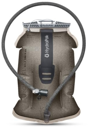 Hydrapak Force DSL oche à Eau/Réservoir d'eau Ultra-Durable pour Les Sacs à Dos d'Hydratation et Gilets Tactiques, 3 litres, Compact, Tube Isolé, Sûr et Fiable