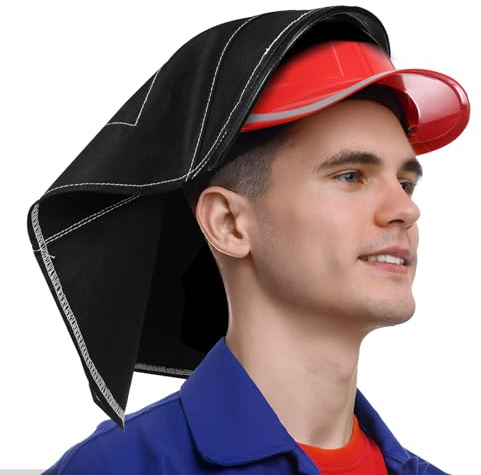 CORHAD Welding Helmet Cover with Neck Guard Welding Hood Extended Cover for Professional Welders Quick Fit