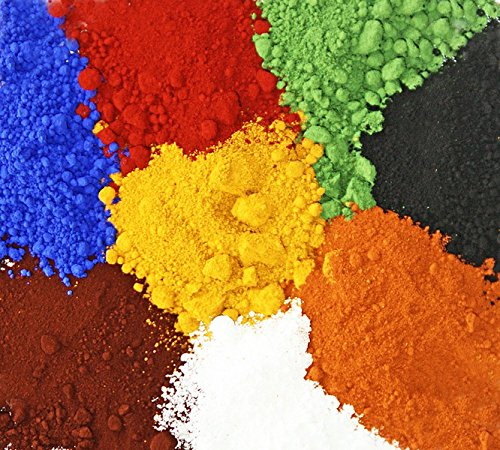 PAINTSYSTEMS REFINISH COLOURS Titanweiss Rutil - Oxidweiß Pigmentfarbe Oxidpigment Titandioxid Eisenoxid Weißmacher Trockenfarbe - 2Kg Beutel - zum Einfärben von Beton, Estrich, Putz