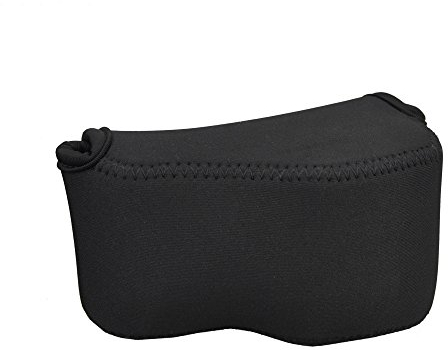 JJC Housse Etui Appareil Photo Reflex en Néoprène pour Sony ZV-E10 A6000 A6100 A6300 A6400 A6500 A5100 A5000 + E 16-50mm Objectif/DSC-RX1RII RX1R RX1