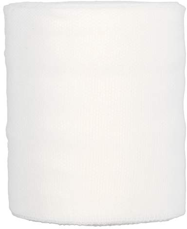 NOBAHAFT fein Kohäsive Fixierbinde Untertape latexfrei, Farbe:Weiß, Größe:12 cm x 20 m