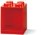 Room Copenhagen LEGO-Bausteinregal mit 4 Knöpfen, Rot, one size
