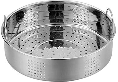 YARNOW Vaporera De Acero Inoxidable Cesta Para Vapor De Alimentos Asas Prácticas Rejilla Para Vaporera De Cocina Para Hervir Panecillos Gruesos