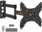 ELIVED Tilt Swivel TV Bracket for Most 14-40 Inch LED, LCD, OLED Flat/Curved TVs with Max VESA 200x200mm up to 15KG, Full Motion TV Wall Bracket with Articulating Arm, Monitor Wall Mount EV013