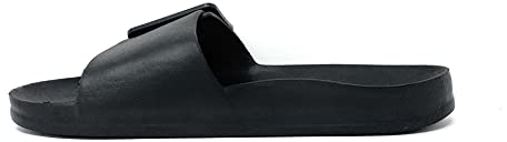 de fonseca Originale Modello Sestrip Ciabatta Pantofola Donna con Fascia Regolabile in Gomma per Casa Giardino Spiaggia Piscina (Nero, Sistema Taglie Calzature EU, Adulto, Donna, Numero, Media, 38)