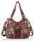 Angel Kiss Sac a Main Femme Sac Grand Sac à Main Multipoche PU Cuir Souple Dames Sac Messager Sac à Bandoulière Sacs à Main Pour Femmes