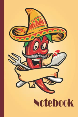 Chili Notebook: Chili Notebook Wide Ruled,Lined Paper Notebook for School, Students,Gift for Kids, Boys, Girls, Teens,Chili notebooks,Chili lover