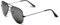A-VISION Sonnenbrille mit Sehstärke -450 für Kurzsichtigkeit/Myopie I Polarisierte Gläser mit UV shutz I Stylische, schwarze unisex Pilotenbrille I ** Dies sind keine Lesebrille **