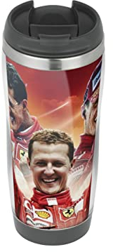 Profiles Michael Schumacher Collage - Reisebecher, Thermo-Isolierbecher für heiße und kalte Getränke Getränke