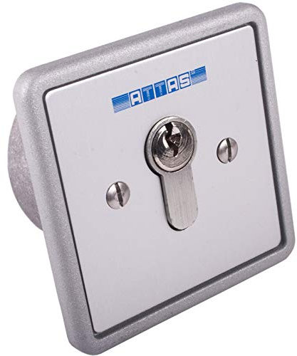 Schlüsselschalter tastend UPRA mit Öffner und Schließerkontakt UPRA1-2T Ö-S AUF/ZU