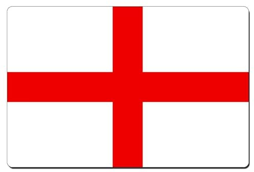 Fridge Magnet England Flag 8.5cm x 5.4cm Sleek Gloss Aluminium St George's cross