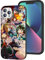 WANGQINHAI Compatible with iPhone 12 Pro Max Case, Anime Cool Manga TPU Drop Protection Shock Absorbing Scratch Resistant Phone Case Cover (Cartoon-Comic-My-Hero-Academia-3)