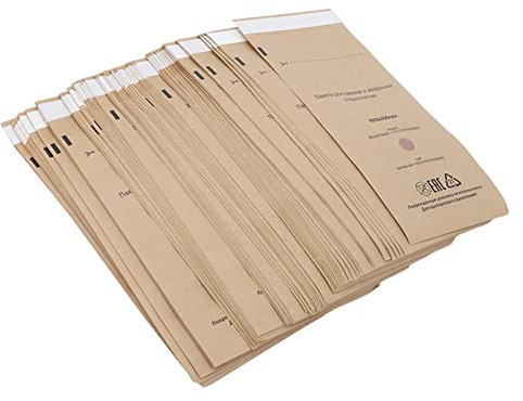 100 Stück selbstversiegelnde Sterilisationsbeutel für die Mundhöhle, Nagelzubehör und Kosmetik, Einweg-Tools für Sterilisatoren und Autoklaven, 100 x 200 mm