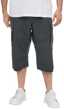 s.Oliver Relaxed: Cargo-Bermuda aus Baumwollstretch
