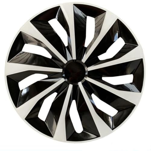 Auto Radkappen für VW Tiguan 2007-2023,14 15 16 Zoll Radzierblenden ABS Qualitätskunststoff Silber schwarz 4er Set Zubehör,A-14 Inch