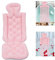 Badekissen,faltbar Cozy Basic Ganzkörper Badewannenmatte mit Kissen, Air Mesh Badewannenkissen,Rosa Badekissen mit Rutschfesten Saugnäpfen 78 * 35 * 40cm