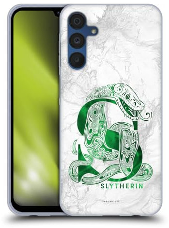 Head Case Designs Offizielle Harry Potter Slytherin Aguamenti Deathly Hallows IX Soft Gel Handyhülle Hülle kompatibel mit Samsung Galaxy A15