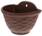 CAXUSD Macetero Colgante de Pared Tejido Jardinera Decorativa Plantas Artificiales Cesta Floral Decoración de Interiores Maceta Colgante Pared