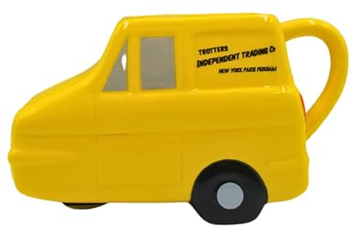 HOX Only Fools and Horses Trotters Van 3D Ceramic Beverage Mug 275ML | Retro 60s TV Show Novelty Yellow Color Mug for Coffee & Hot Tea | Gift for Fan & Collector | Licensed Merchandise