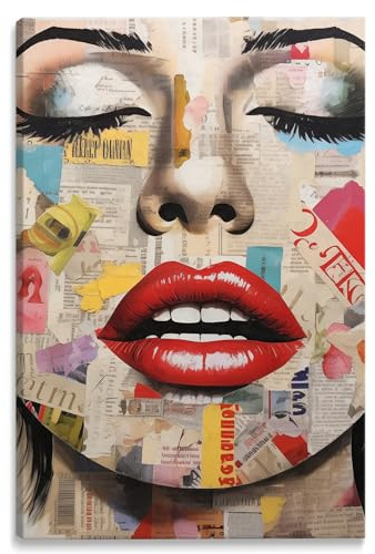 Muralo Wandbilder Abstrakte Motive, Modern, Kunstdruck - 50x70 cm | Leinwandbild, Modernes Design, UV-beständig - ideal für Wohnzimmer, Schlafzimmer und Büro
