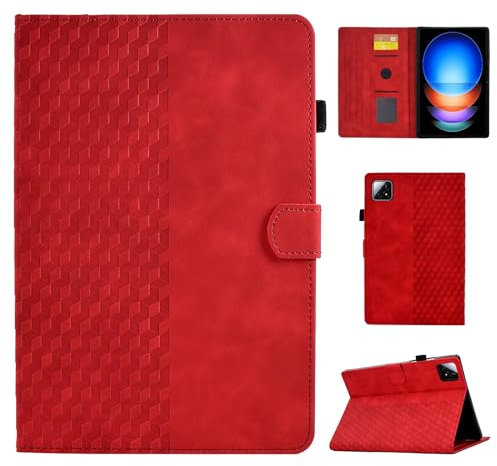 CASAFUNY Custodia Cover per Xiaomi Pad 6S Pro 12.4 Pollici 2024 Custodia Protettiva Magnetica Cover Tablet Ultra Sottile con Funzione Supporto per Xiaomi Pad 6S Pro 2024, Rosso