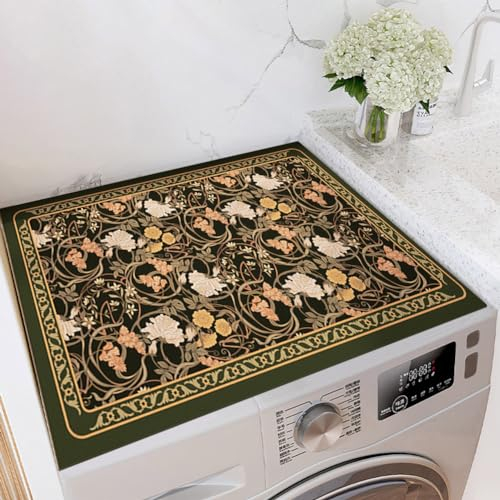 QHanky Diatomita de Protector 50 * 50cm Superior para Lavadora y Secadora,para Lavadora y Secadora Almohadilla Protectora de Goma Antideslizante Impermeable para Lavadora y Secadora