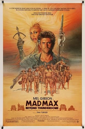 Poster Mad Max 2, A3, Wandkunst, Heimdekoration, Filmposter, Leinwand, Film, Kino, Retro, Vintage, Kult, klassisch, Nostargic, Saga, moderner Nachdruck, wir drucken jedes Poster für Sie, randlos,